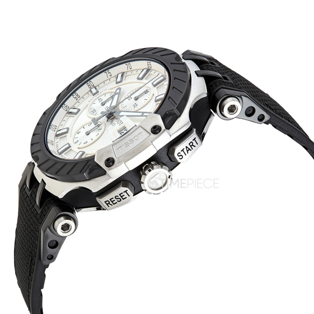 Tissot T-Race MotoGP Chronograph Automatic Silver Dial Mens Watch T1154272703100