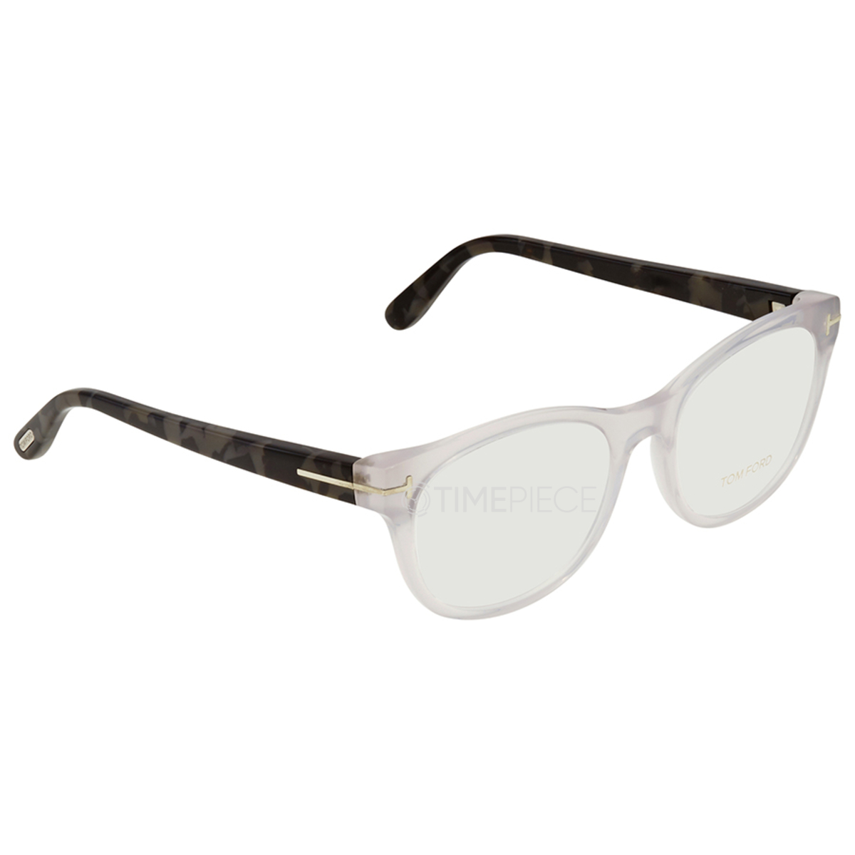 Tom Ford Grey Crystal Ladies Eyeglasses FT5433-020-53