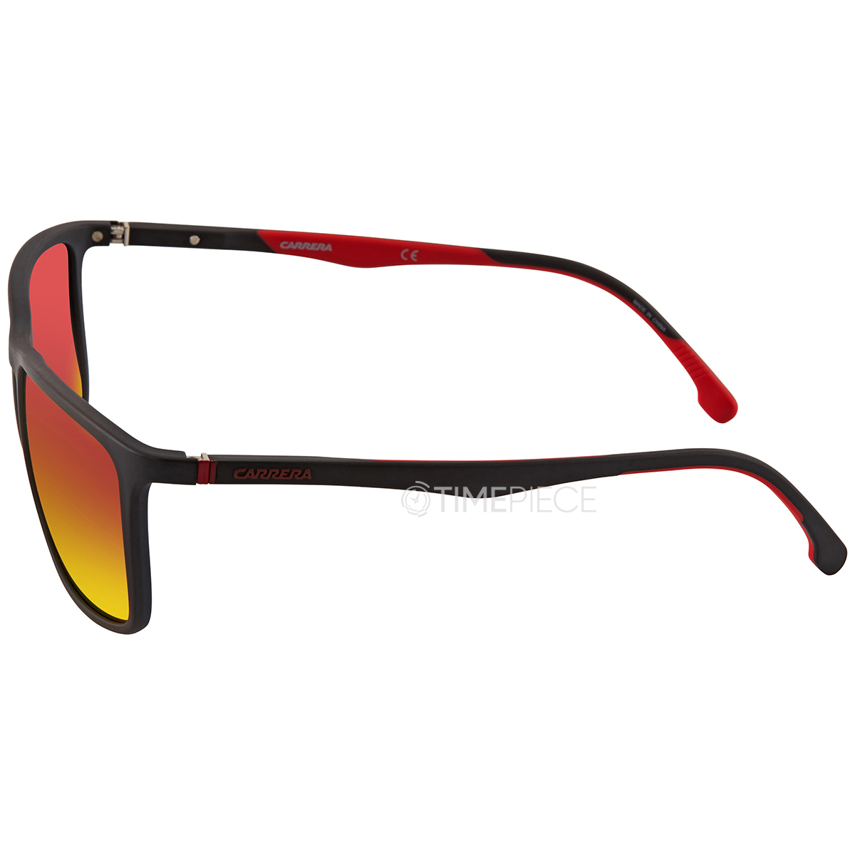 Carrera Red HD Mirror Rectangular Sunglasses 8031/S 0BLX W3 57