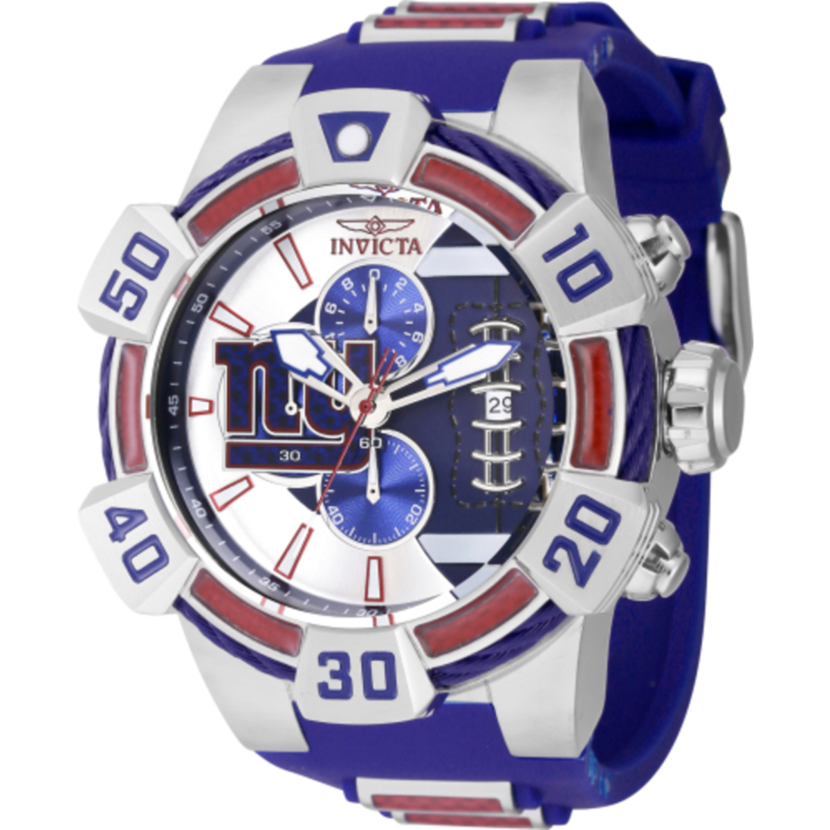 Invicta NFL New York Giants Chronograph Quartz Mens Watch 41582