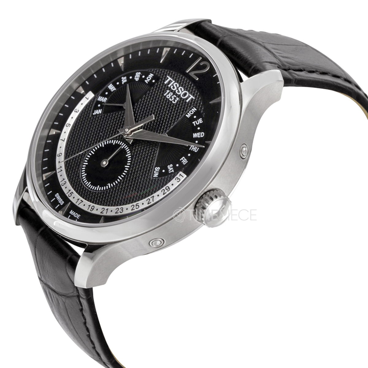 Tissot Tradition Perpetual Calendar T063.637.16.037.00, Orologio Uomo Cronografo, Cassa In Acciaio, Vetro Zaffiro