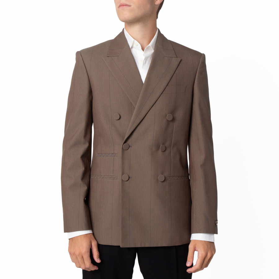 Burberry Lee Double-Breasted Wool Blazer