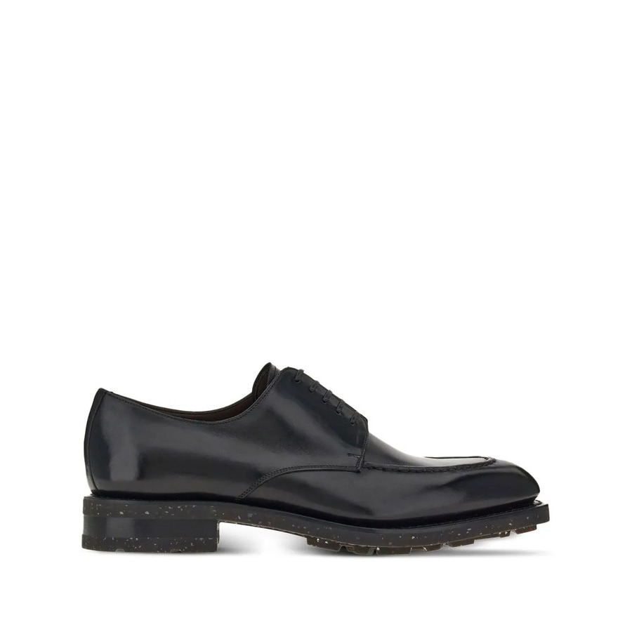 Ferragamo Mens Black Oxfords & Derbys