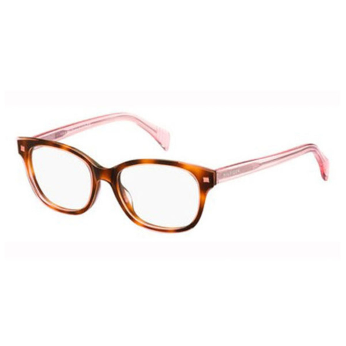 Tommy Hilfiger Ladies Pink Square Eyeglass Frames Th14390LQ80051