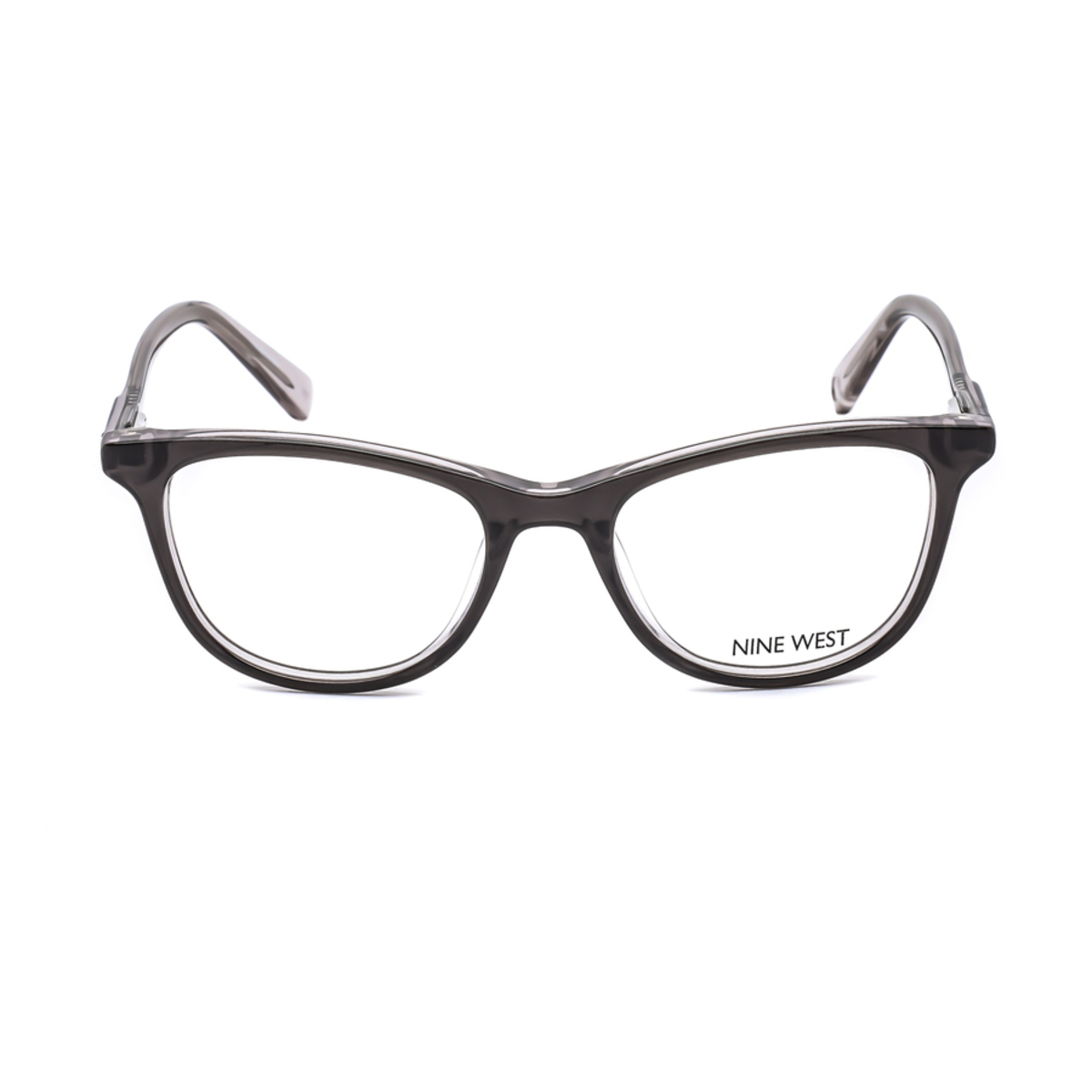 Nine West Ladies Grey Square Eyeglass Frames NW516501448