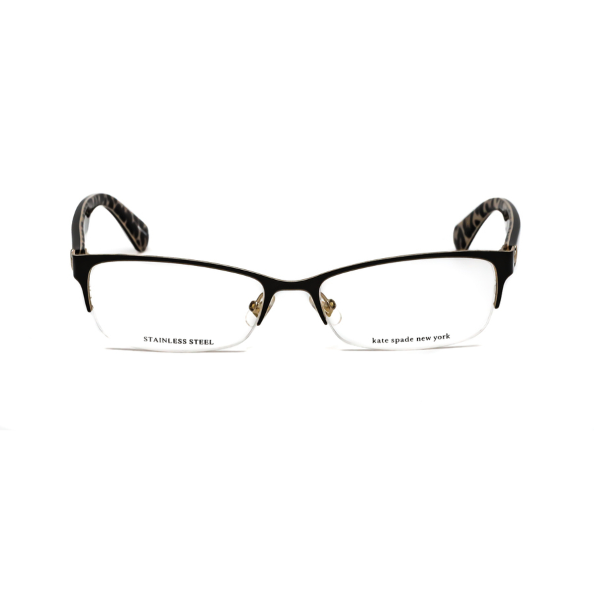 Kate Spade Ladies Black Rectangular Eyeglass Frames Alexanne02O50053