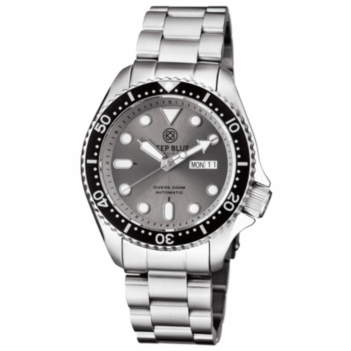 Deep Blue NATOBLKBEZGREYBRACELET Nato Diver Automatic Unisex