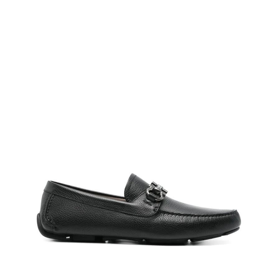 Ferragamo Mens Black Loafer Loafers