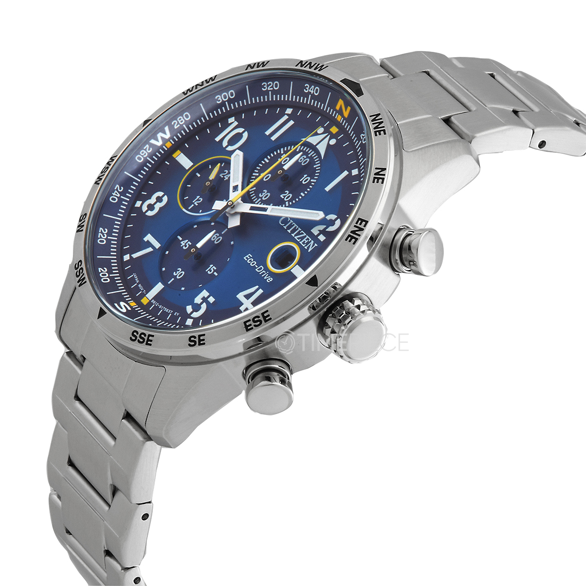 Chronograph Blue Mens Citizen Watch Dial CA0790-83L