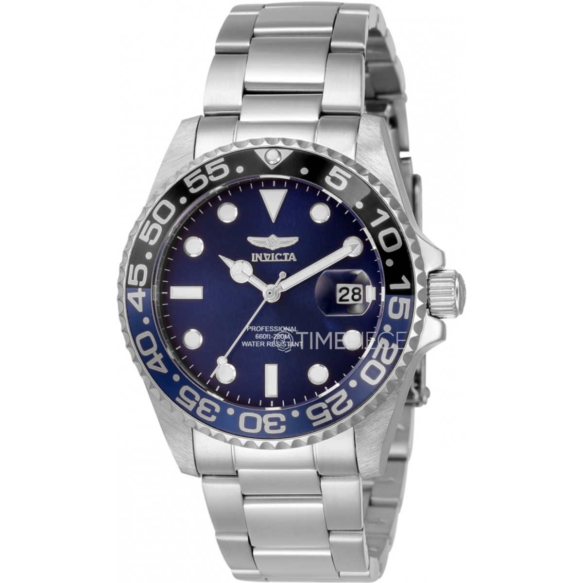 Invicta Pro Diver Quartz Blue Dial Batman Bezel Ladies Watch 33259