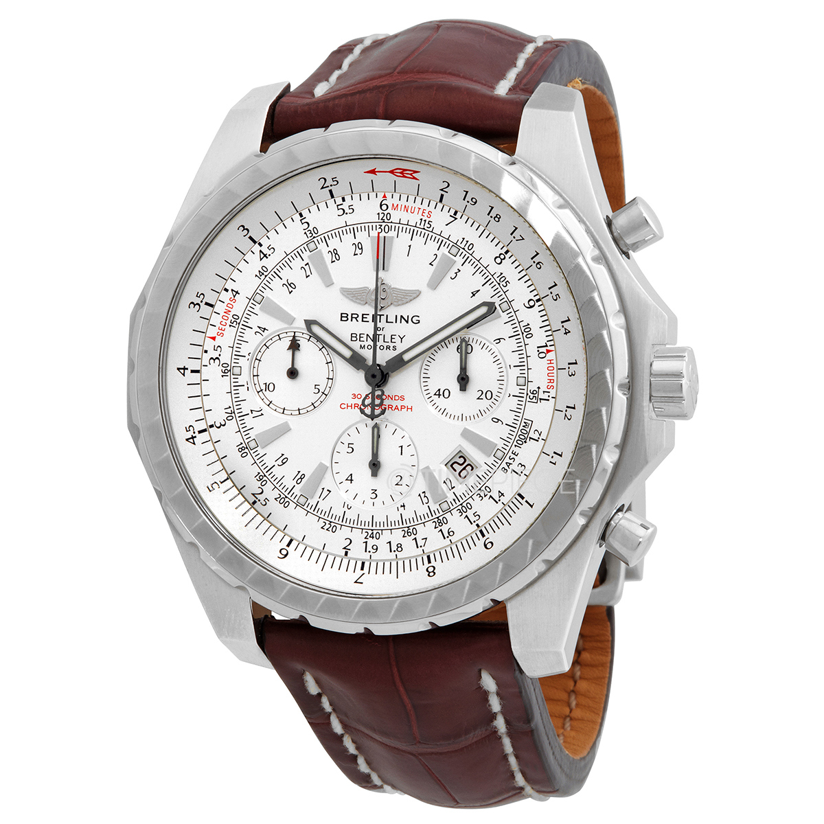 Breitling Bentley Motors T Chronograph Automatic White Dial Mens Watch