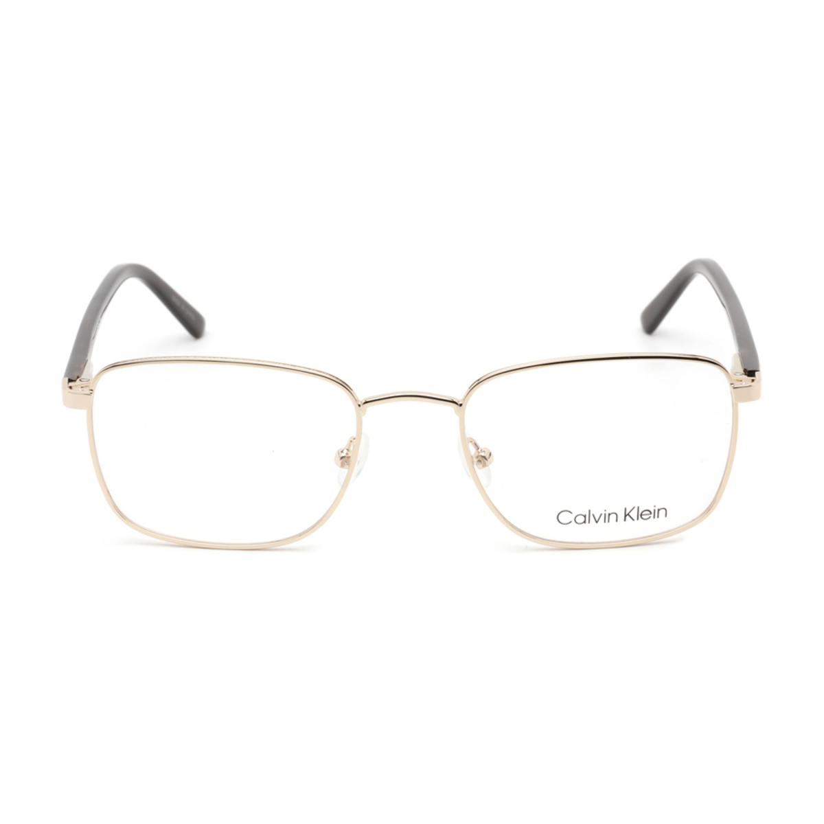 Calvin Klein Ladies Gold Tone Round Eyeglass Frames CK2130171753