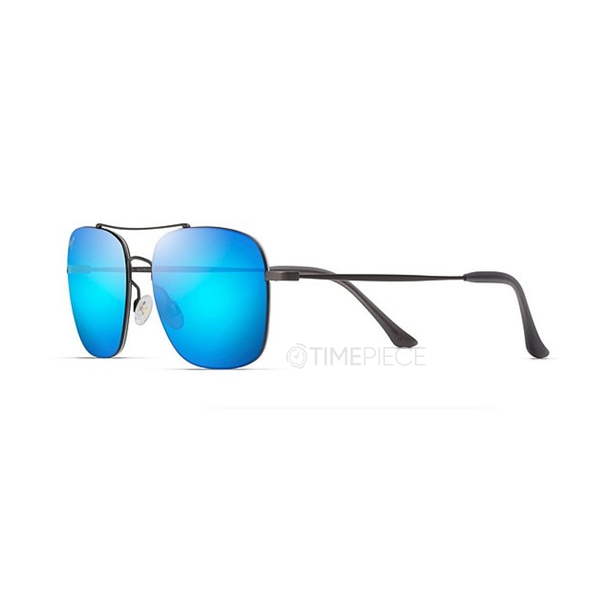 Maui Jim Lava Tubes Blue Hawaii Rectangular Unisex Sunglasses B786 02S