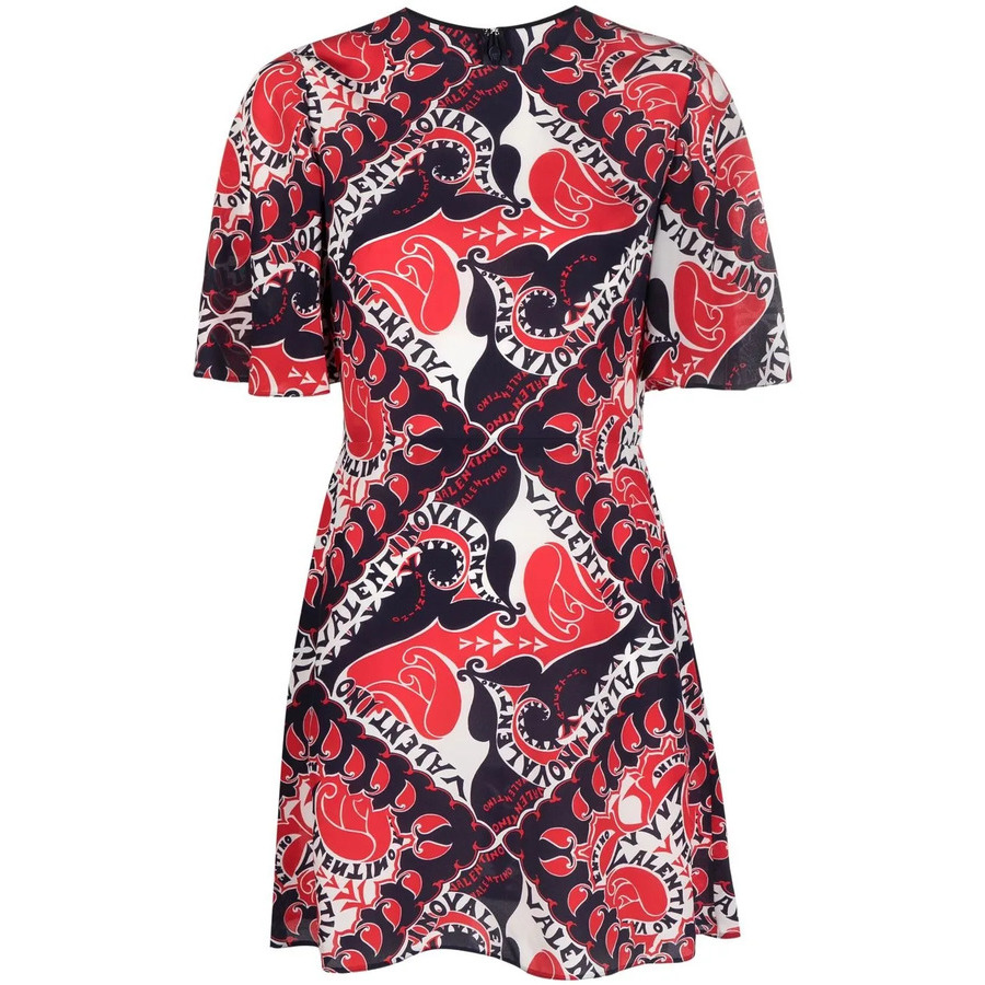 Valentino Garavani Archive Manifesto A-Line Dress