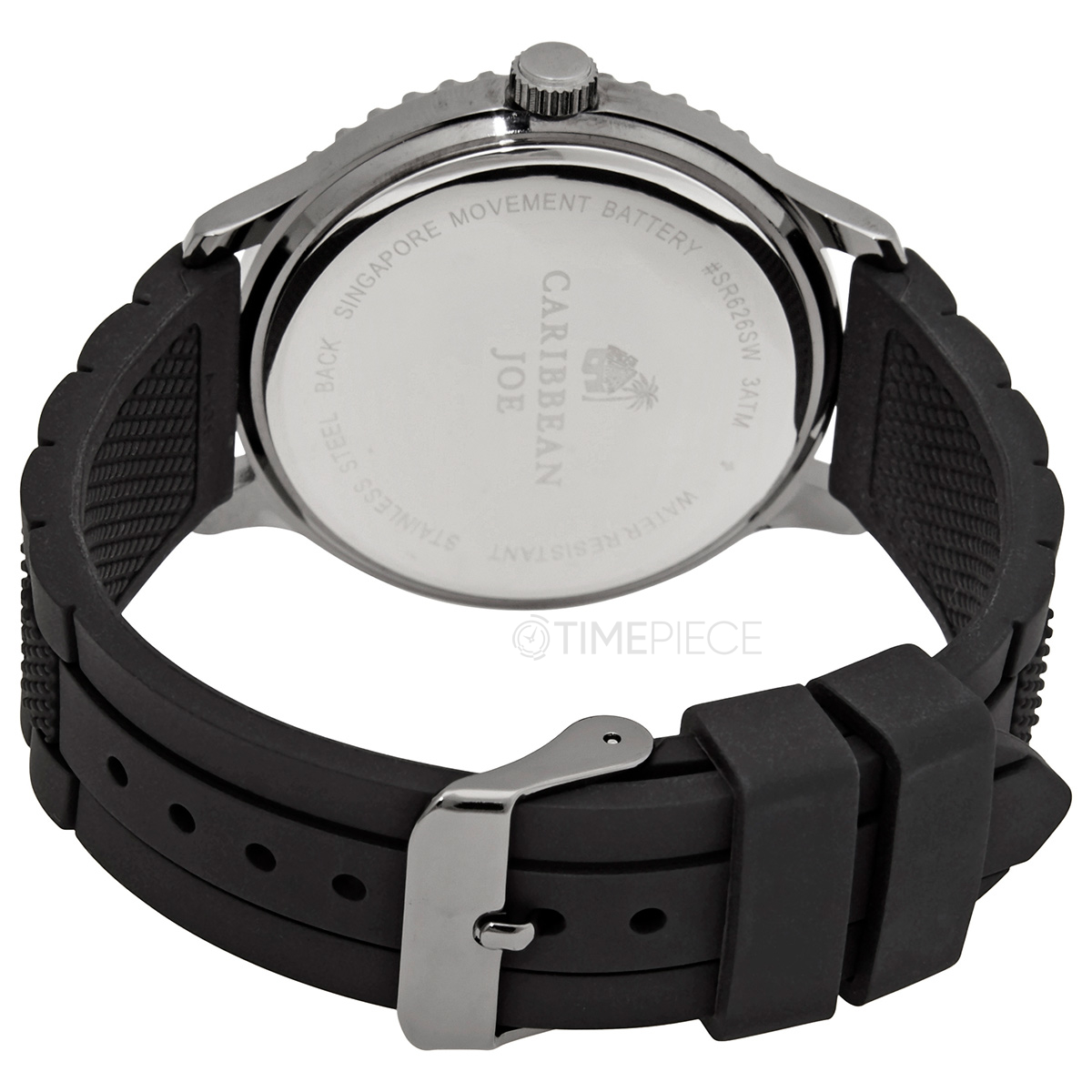 Caribbean Joe Chronograph Quartz Black Dial Mens Watch CJ7054GU