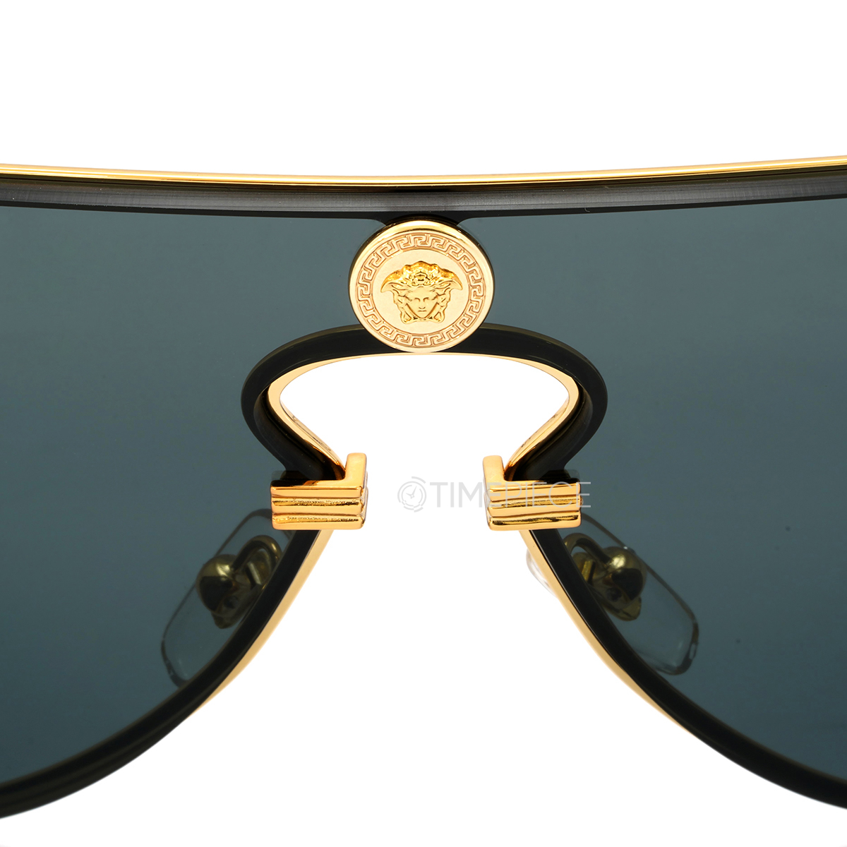 Versace Dark Gray Pilot Men's Sunglasses VE2243 100287 43