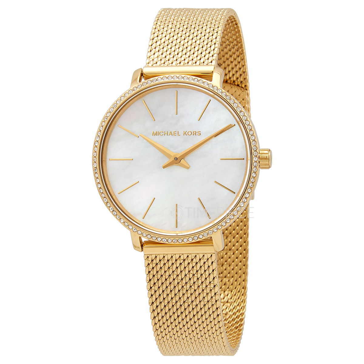 Michael Kors Pyper Quartz Crystal White Dial Ladies Watch MK4619