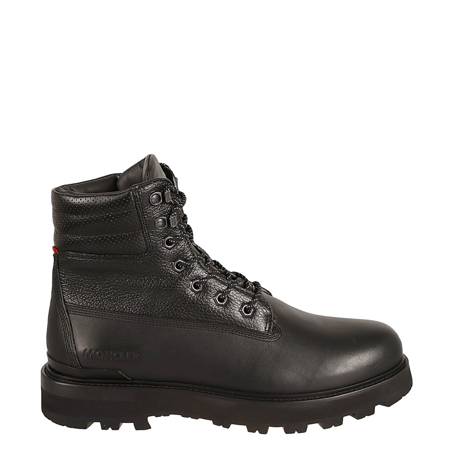 Moncler Peka Leather Lace-Up Boots