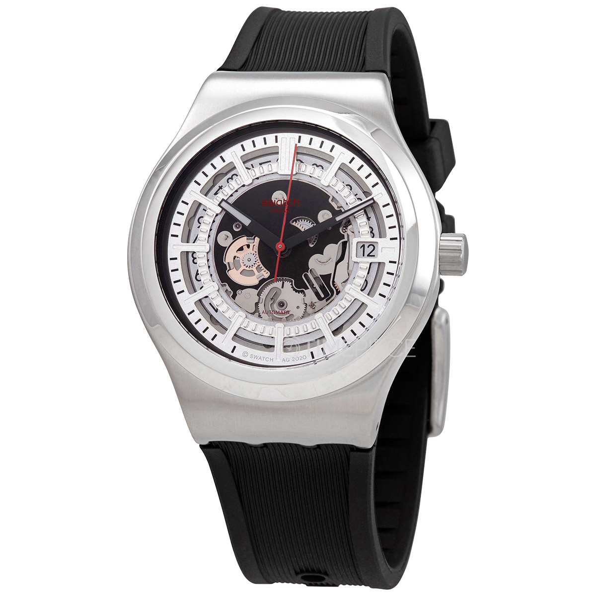 swatch watch gray