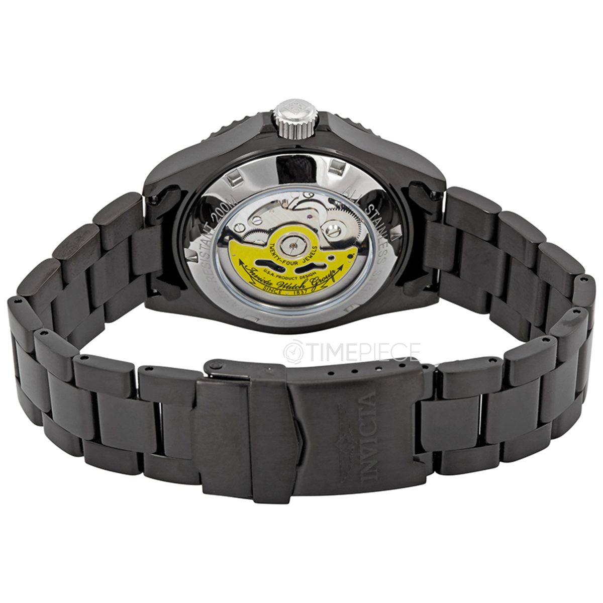 Invicta Men's Automatic Watch - Specialty Casino Black Steel Bracelet