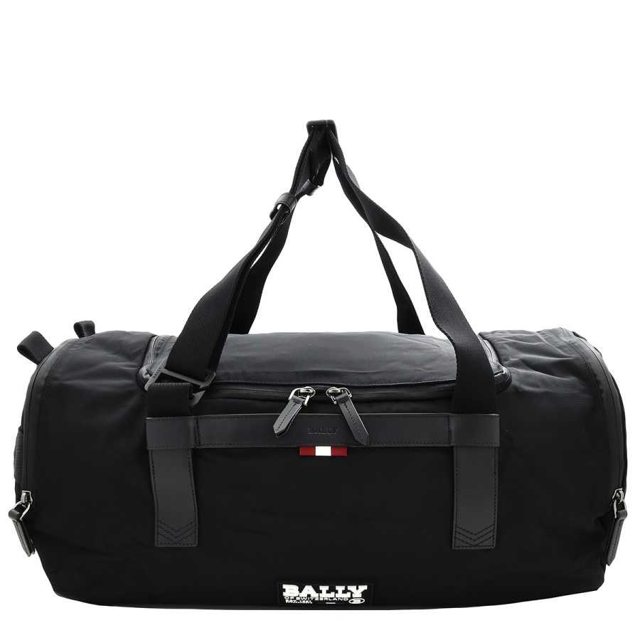 Bally Black On The Go Logo Duffle Bag
