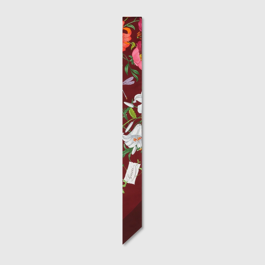 Gucci Printed Silk Twill Ribbon