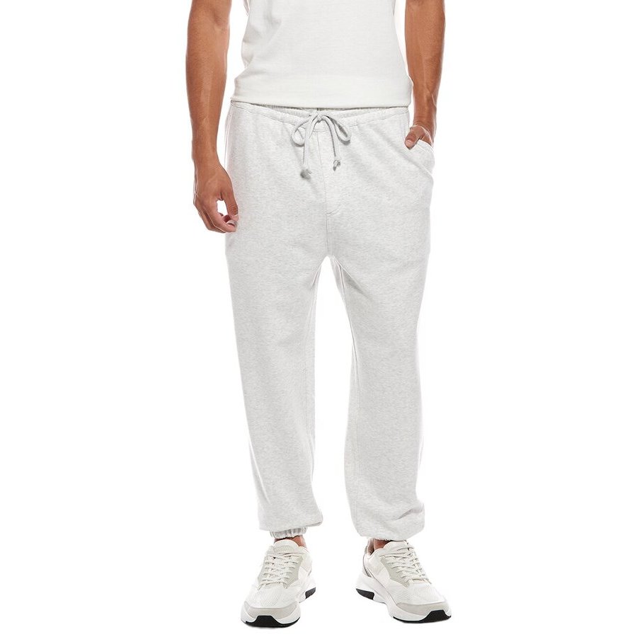 Brunello Cucinelli Light Grey Cotton Blend Sweatpants