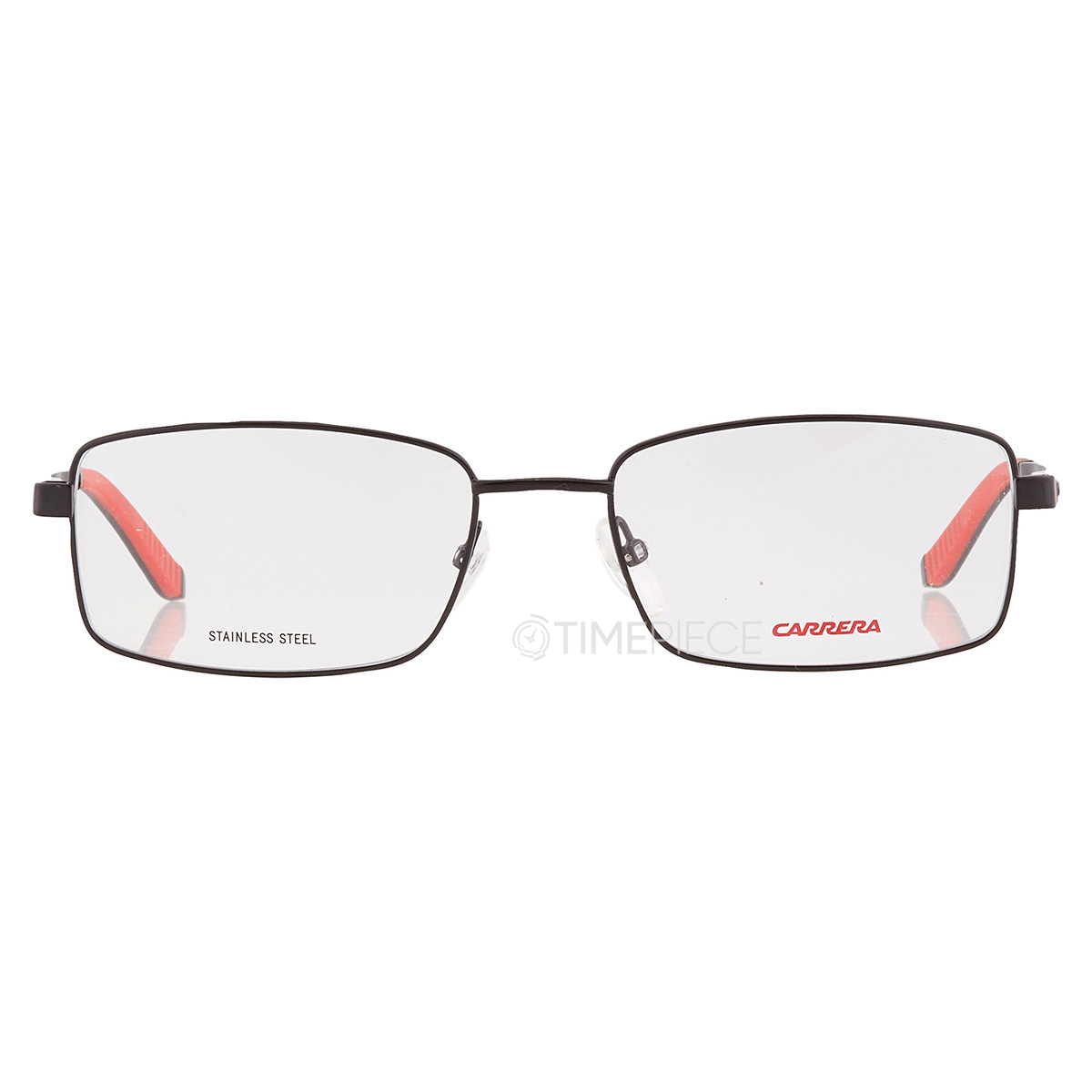 Carrera Mens Black Rectangular Eyeglass Frames Ca881200060055
