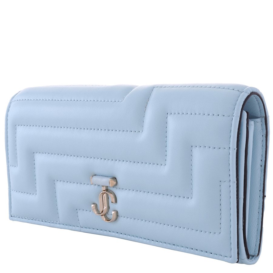 Jimmy Choo Martina JC Emblem Nappa Leather Continental Wallet