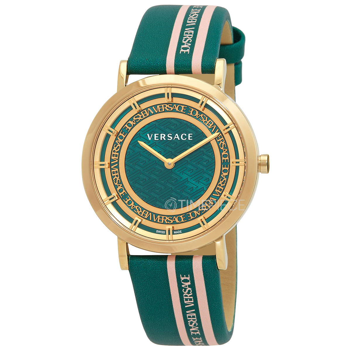Versace New Generation Quartz Green Dial Ladies Watch VE3M00322