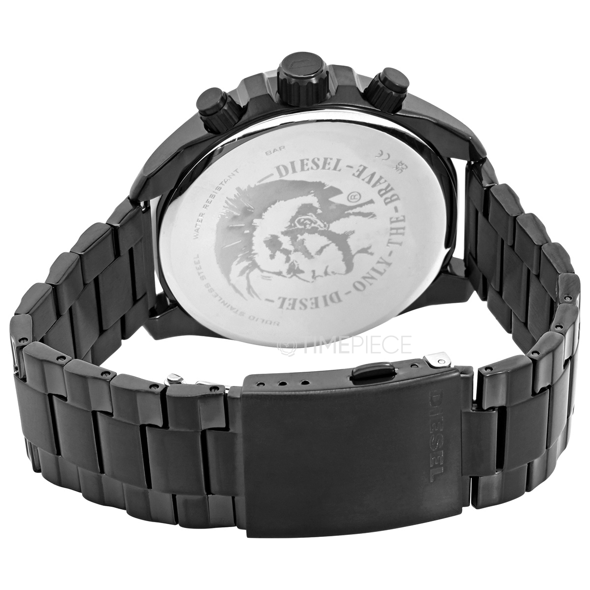 MS9 Black DZ4537 Chronograph Quartz Watch Mens Lefty Dial Diesel