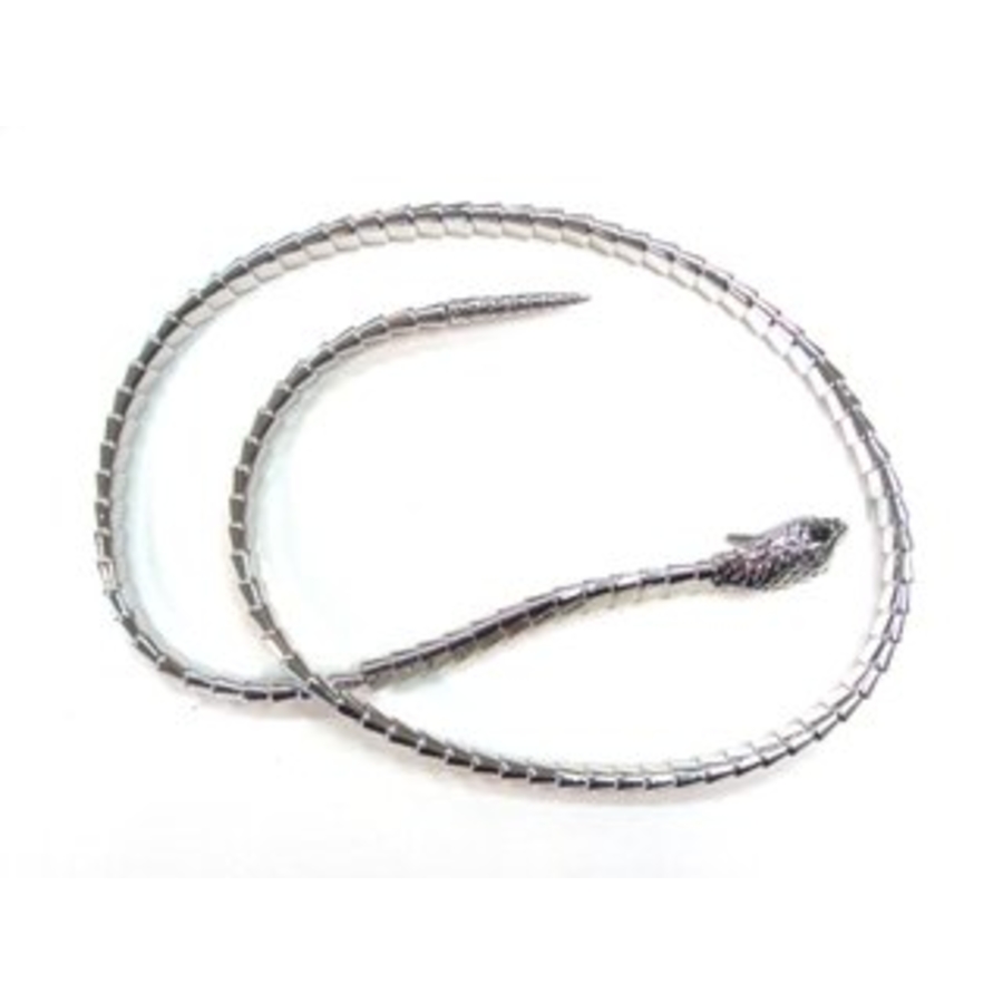 Roberto Cavalli Light Gold Serpent Chain Belt, Size 40