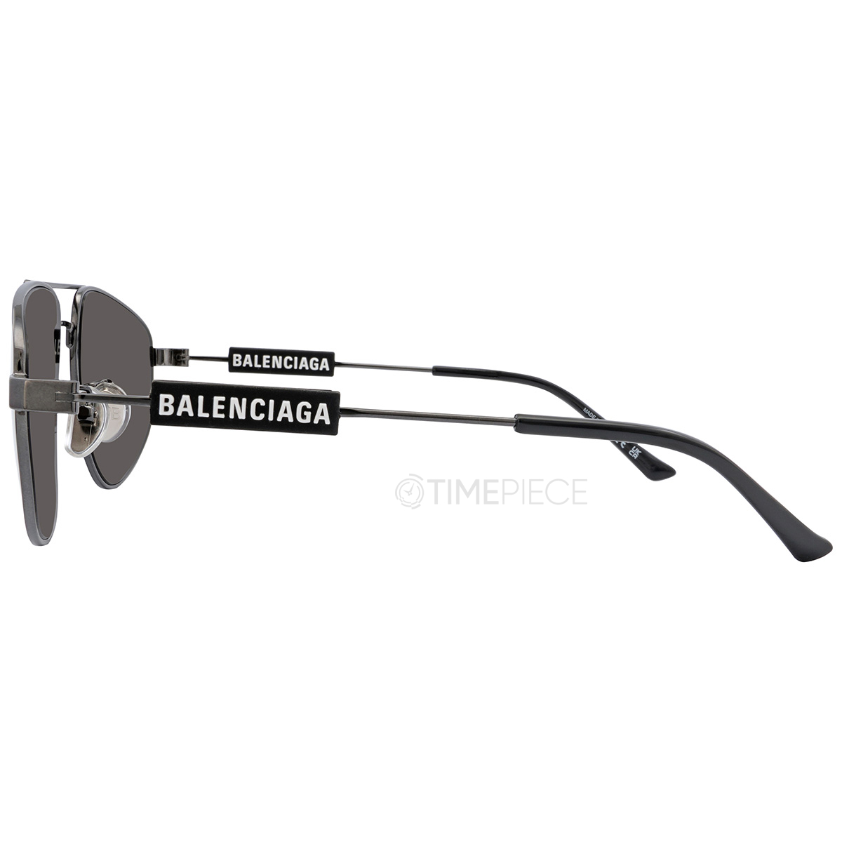 Balenciaga Grey Pilot Mens Sunglasses BB0115S 001 59