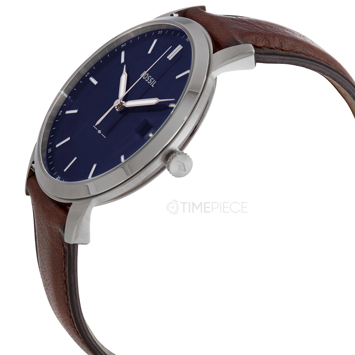 Fossil The Minimalist Solar-powered Blue Mens Watch Dial FS5839