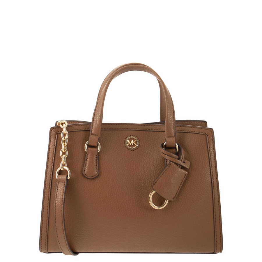 Michael Kors Small Chantal Leather Messenger Bag