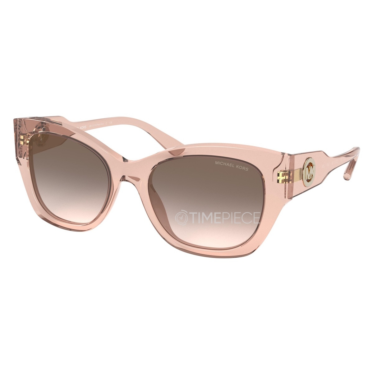 Michael Kors Palermo Grey Pink Gradient Square Ladies Sunglasses Mk2119