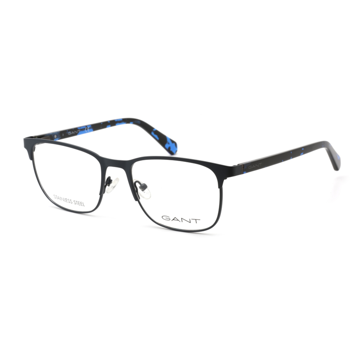 GANT Mens Blue Rectangular Eyeglass Frames GA324909153