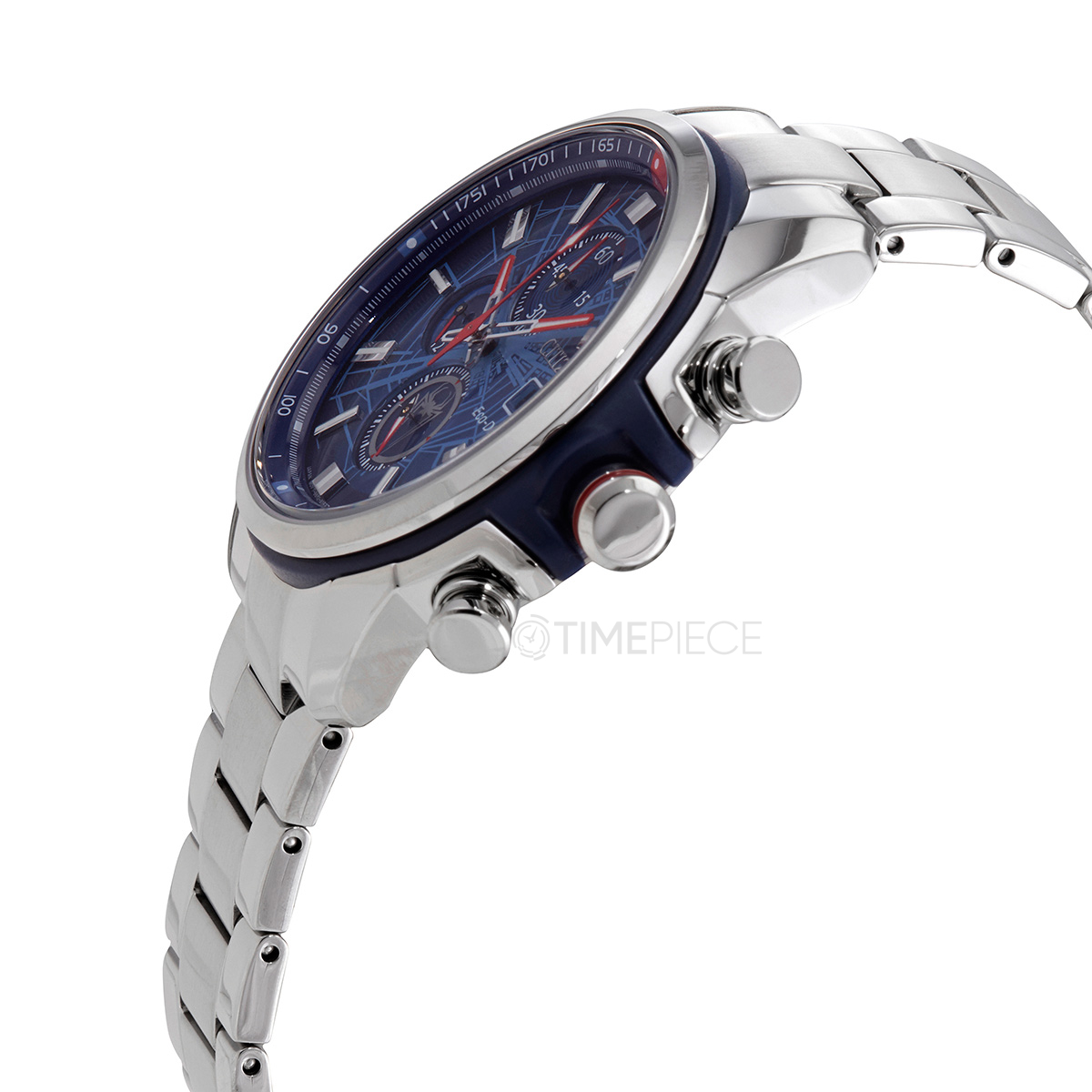 Citizen Marvel Spider-Man Eco-Drive Chronograph Blue Dial Mens