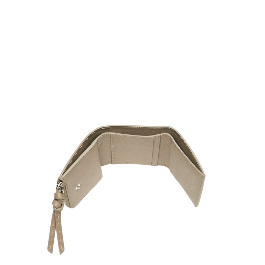 Fendi Peekaboo Micro Trifold Selleria Wallet