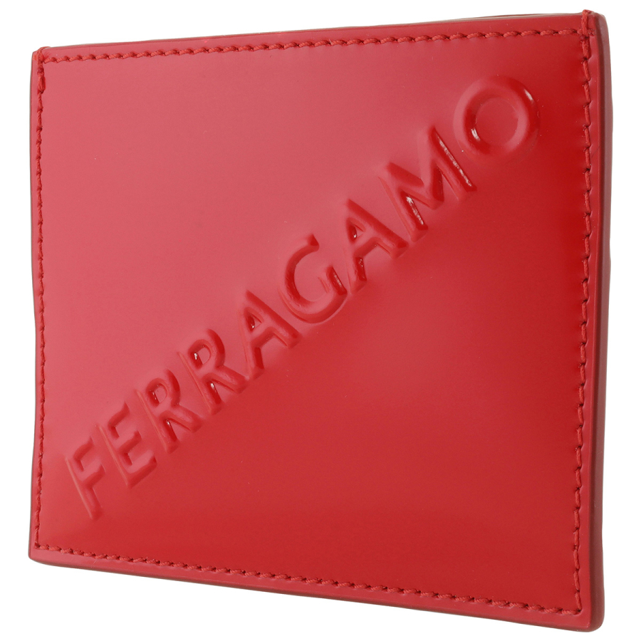 Ferragamo Embossed Logo Card Case