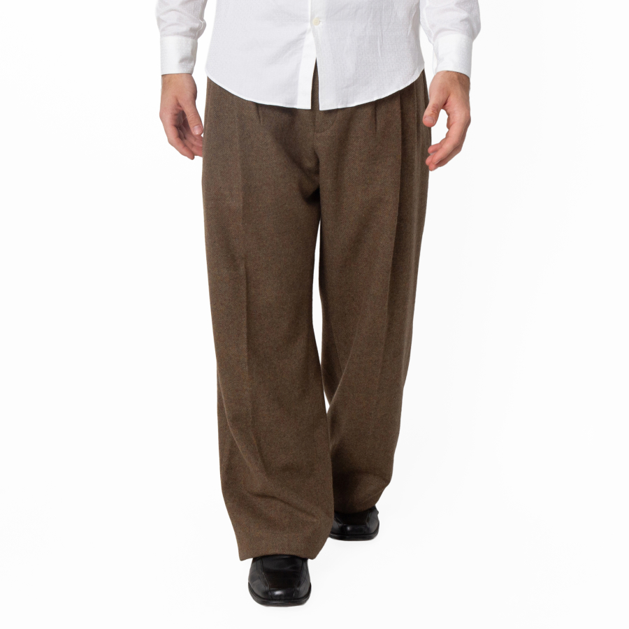 Burberry Brushed Wool Tailored Trousers