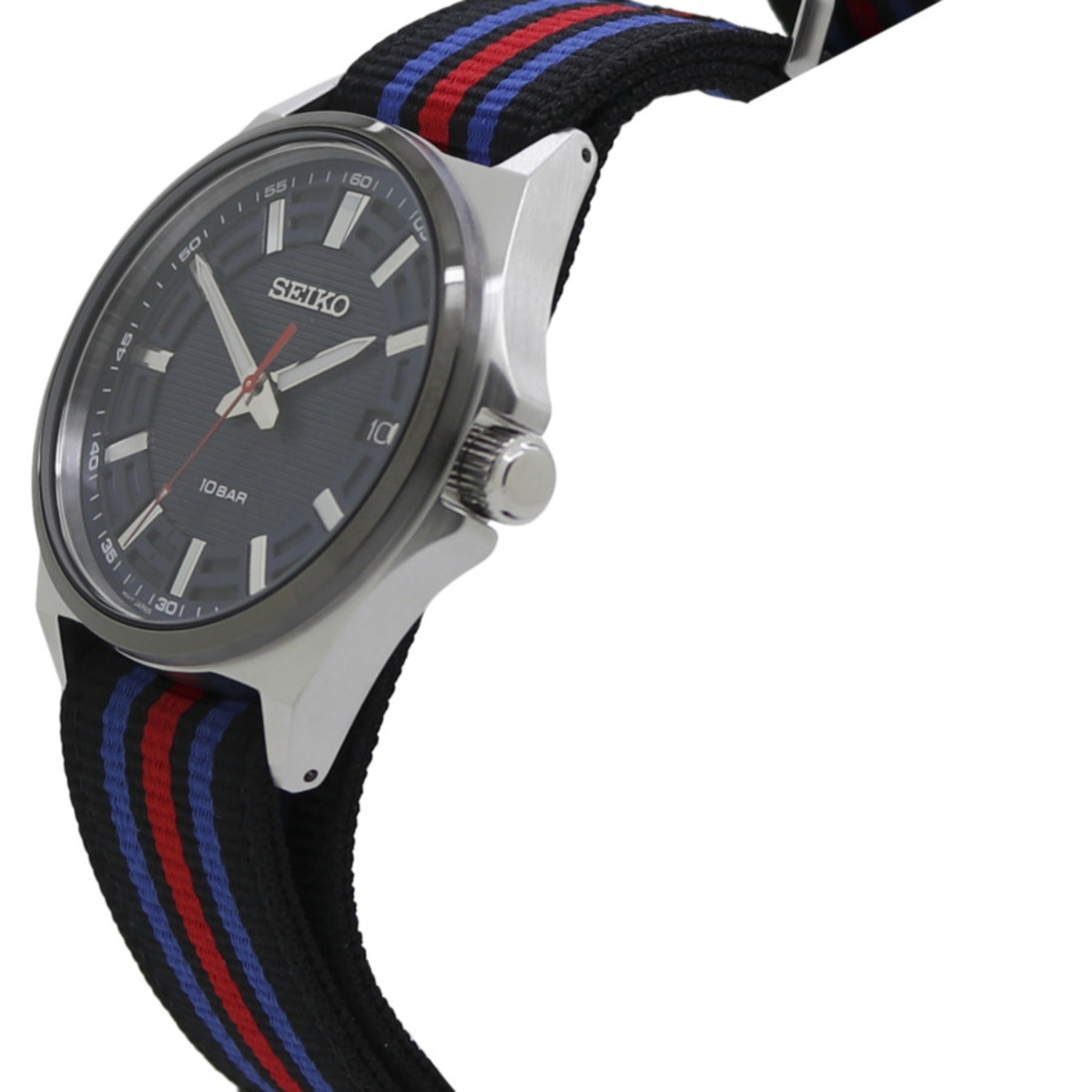 Seiko Racing Sports Quartz Blue Dial Mens Watch SUR509P1