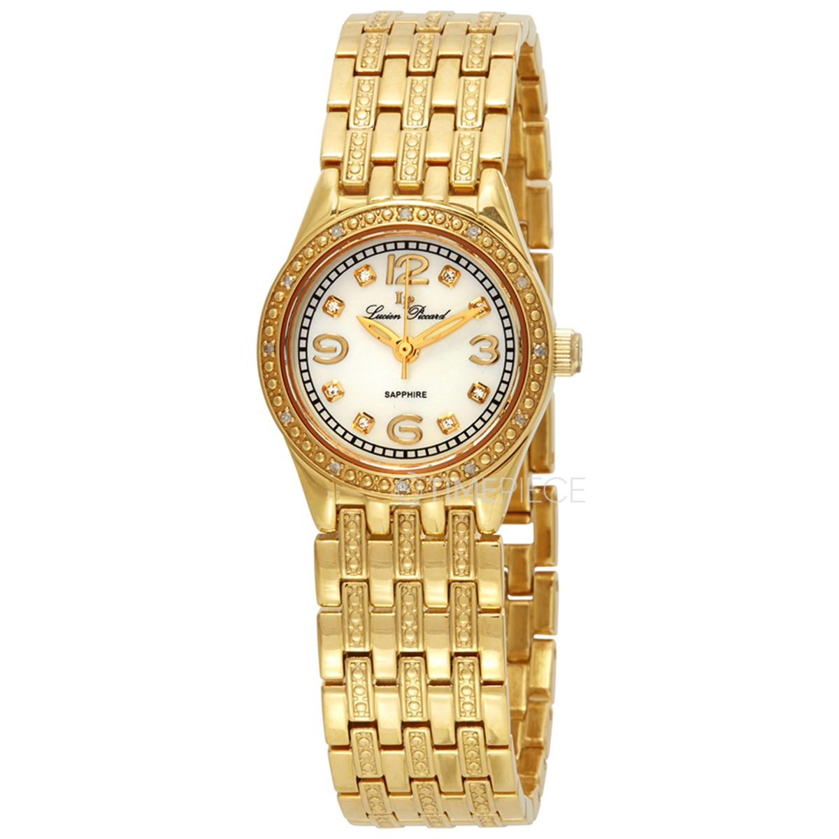 Lucien Piccard LP-26982YLWH 85th Anniversary Ladies Quartz Watch