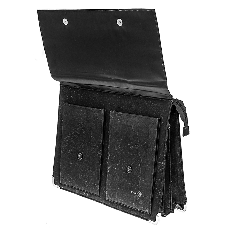 Earth Cork Tondela Black Briefcase CK4002