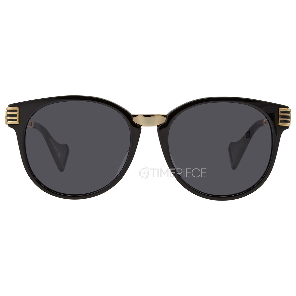 Gucci Grey Round Unisex Sunglasses GG0586SA 001 55