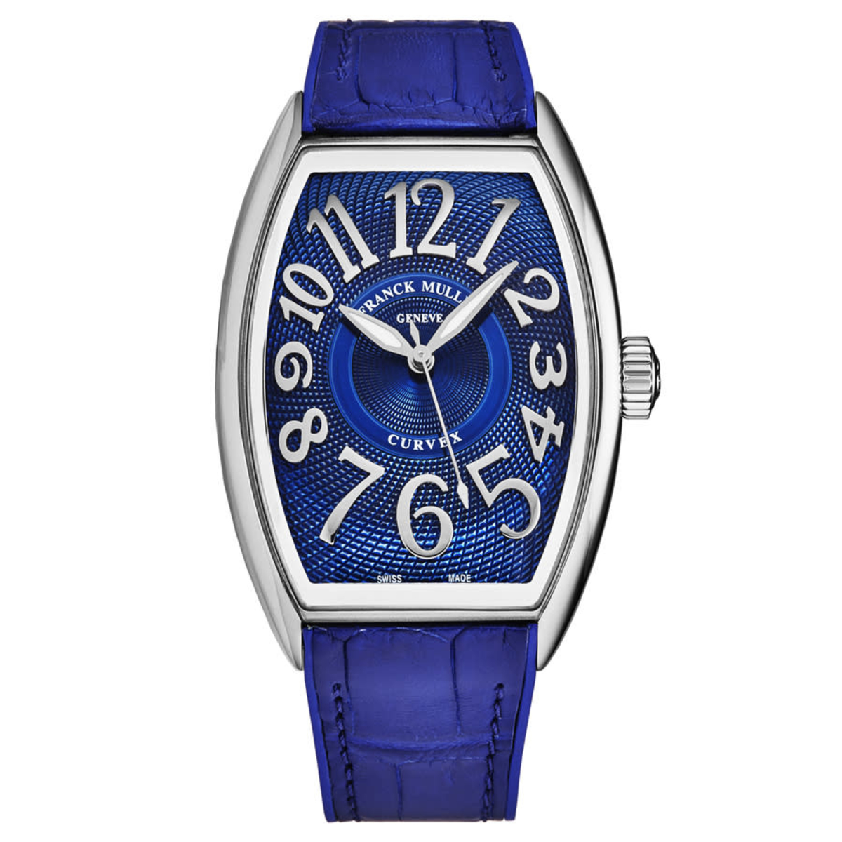 Franck Muller Curvex CX Automatic Blue Dial Mens Watch 36SCCXACACBLU
