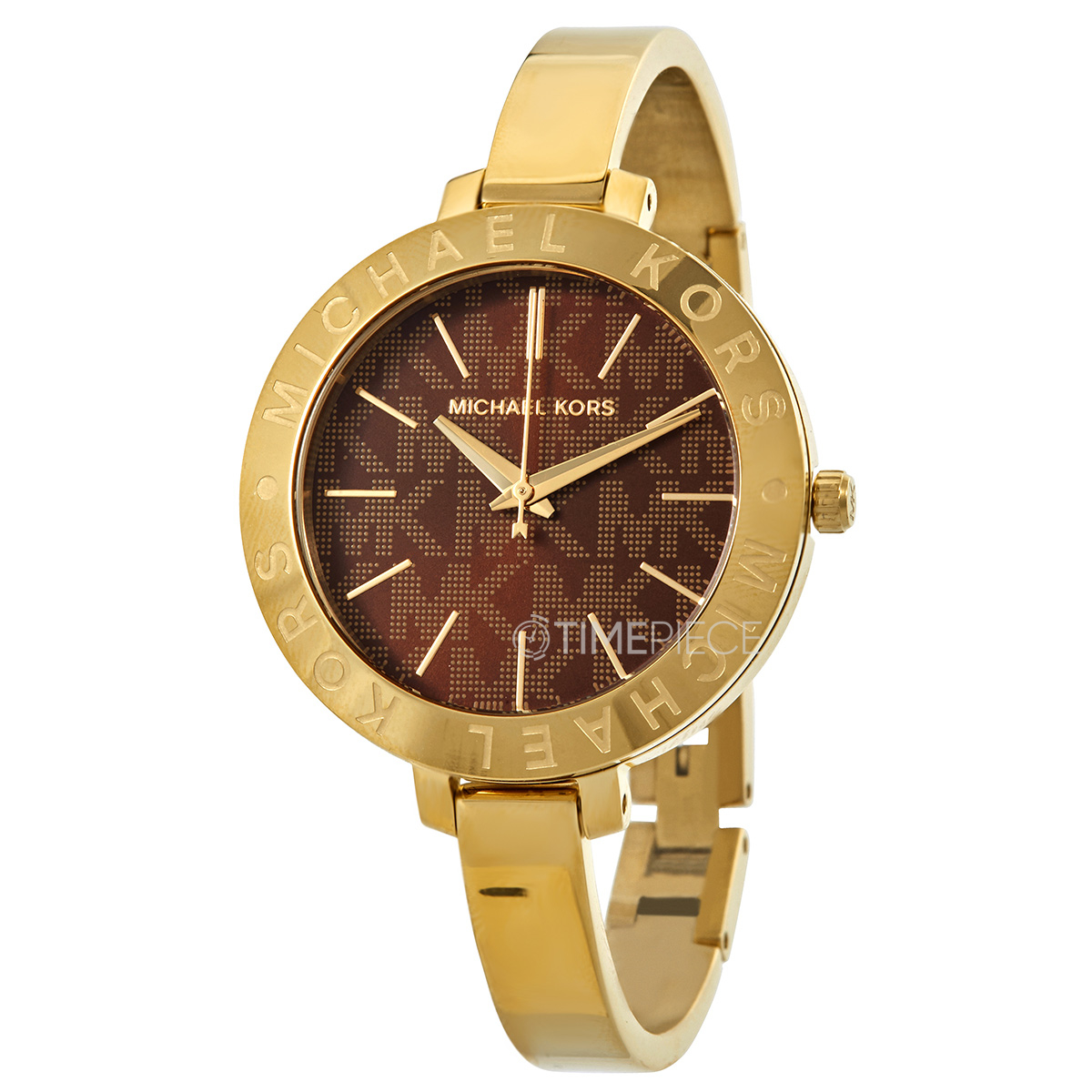 Michael Kors Jaryn Quartz Brown Logo Dial Ladies Watch MK4622