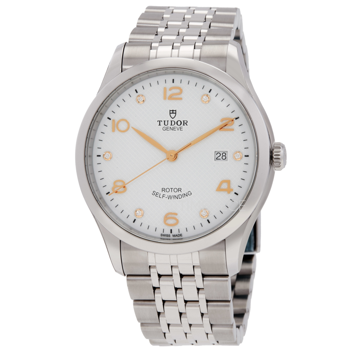 Tudor 1926 Automatic Diamonds Silver Dial Two Tone Steel Strap Watch for Men - M91651-0002 main image 1