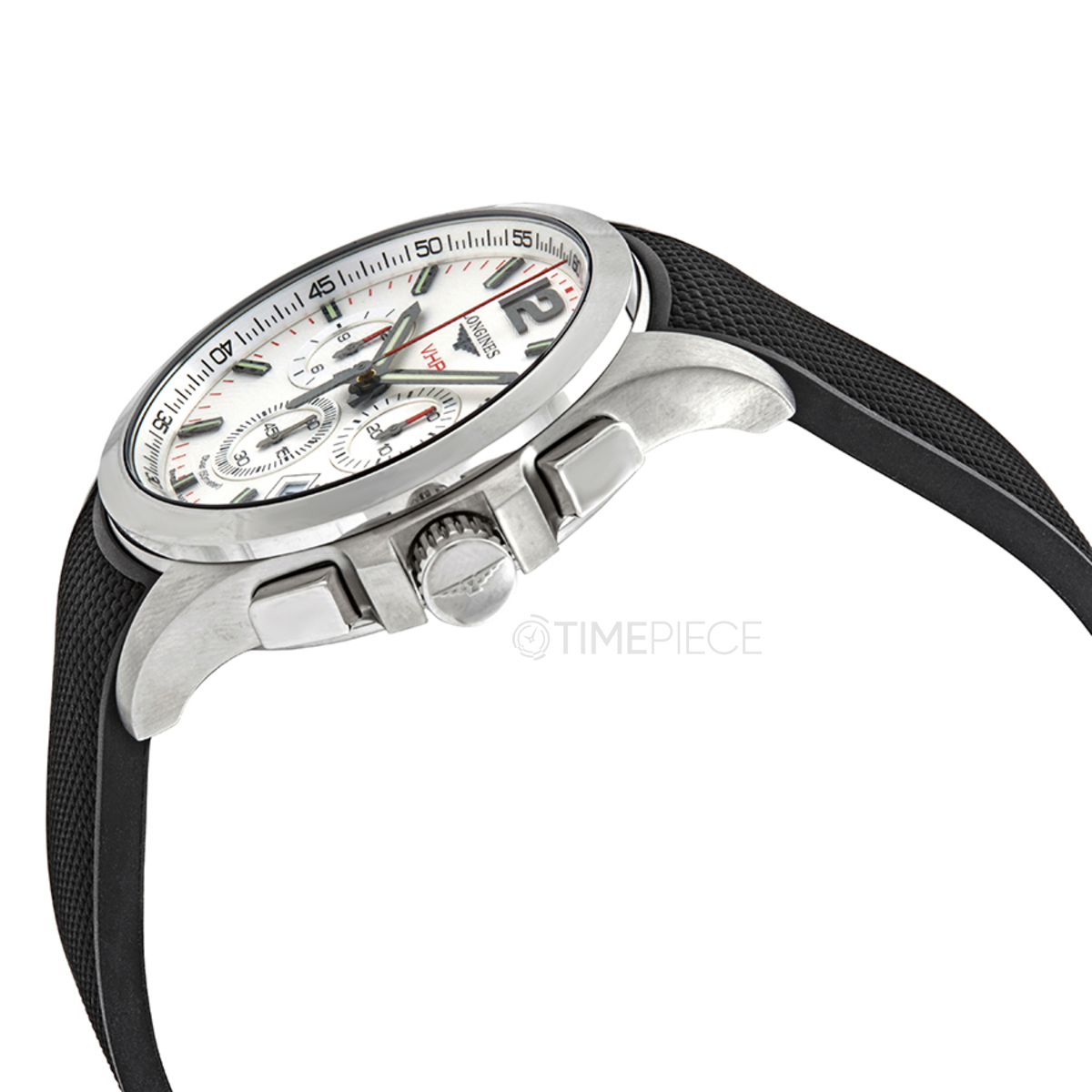 Longines Conquest V.H.P. Perpetual Chronograph Quartz Silver Dial Mens