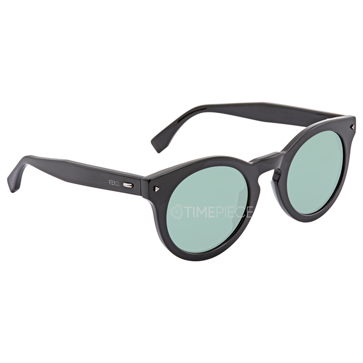 Fendi Green Round Mens Sunglasses FF 0214/S 807/QT 48